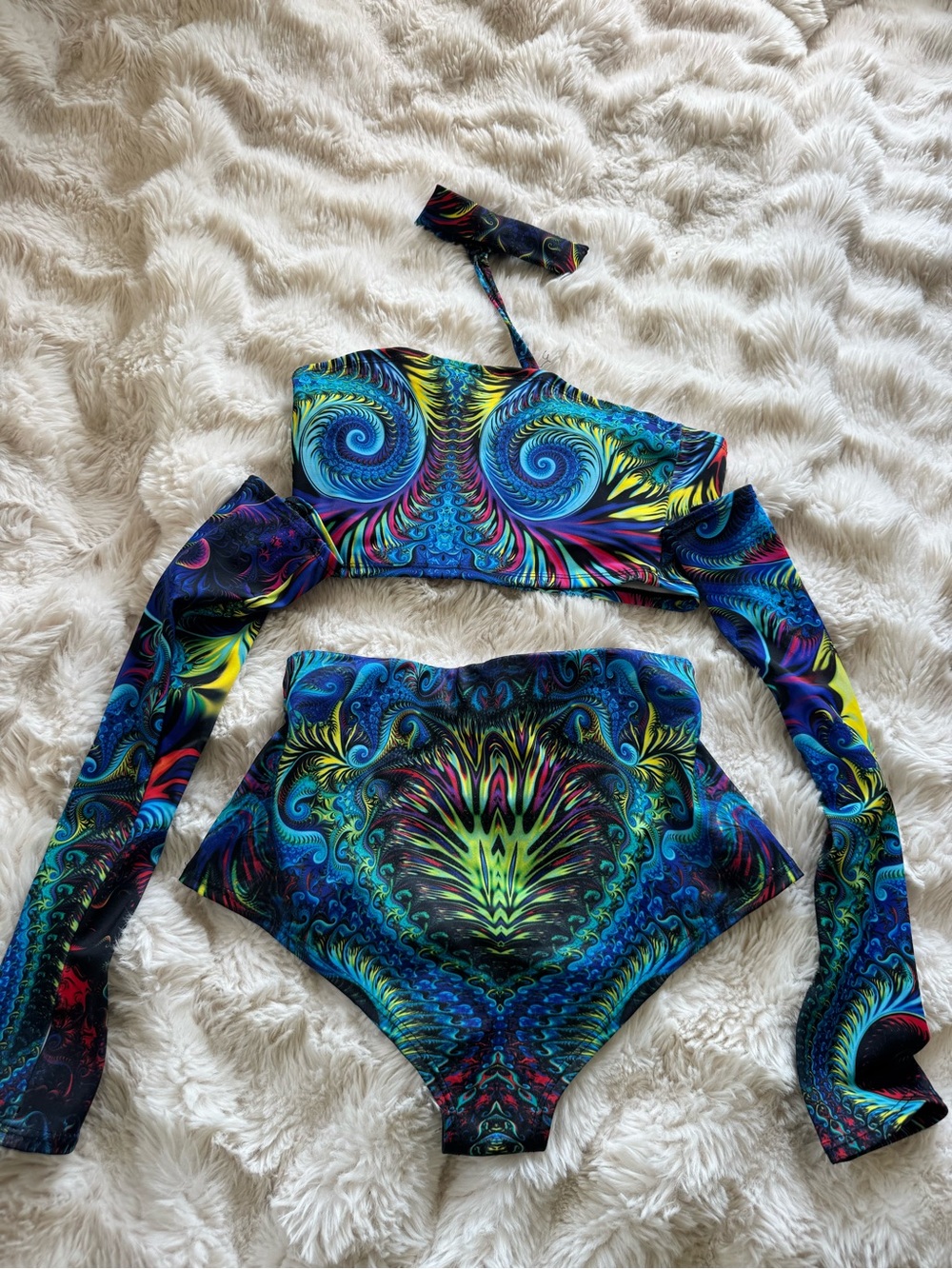 Multicolor Psychedelic Rave Set - Picture 6 of 6